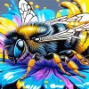 Bumble Bee Insect Diamond Painting