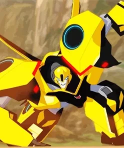 Bumblebee Transformer Cartoon Diamond Painting