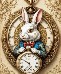 Bunny Alice Diamond Painting