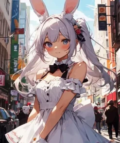 Bunny Girl Anime Diamond Painting