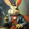 Bunny Smoking Diamond Painting