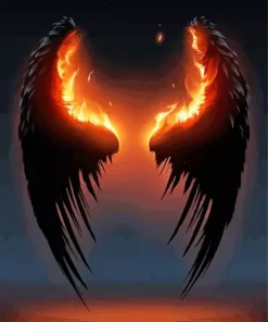Burning Wings Diamond Painting