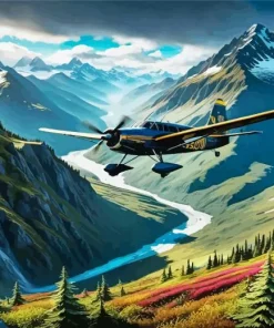 Bush Plane Diamond Painting