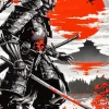 Bushido Samurai Art Diamond Painting