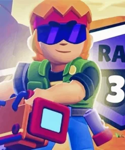 Buster Brawl Stars Diamond Painting