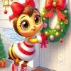 Christmas Bee Diamond Painting