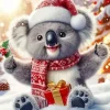 Christmas Funny Koala Diamond Painting