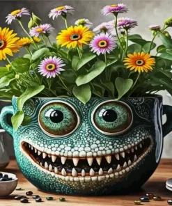 Cool Flowerpot Diamond Painting