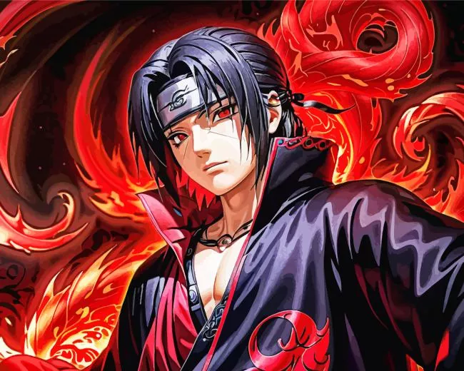 cool itachi keren Diamond By Numbers Cool Itachi Keren Diamond Painting