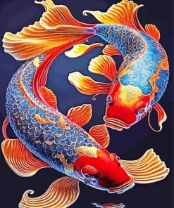 Cool Koi Fish Diamond Painting