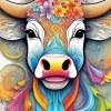 Cow Face Diamond Painting