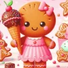 Cute Gingerbread Art Diamond Painting