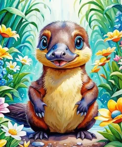 Cute Platypus Diamond Painting