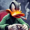 Duck Smoking Art Diamond Painting