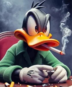 Duck Smoking Art Diamond Painting