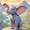 Dumbo The Elephant Diamond Painting