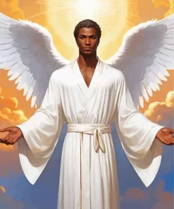 Ebony Angel Diamond Painting