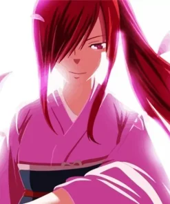 Fairy Tail Erza Kimono Art Diamond Painting