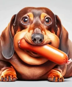 Fat Funny Dog Diamond Painting