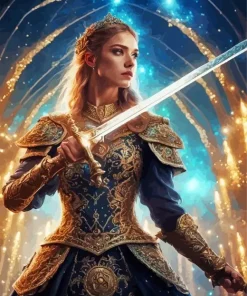 Fighter Princess Diamond Painting