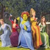 Fiona And Princesses Art Diamond Painting