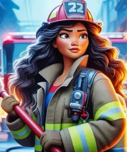 Fire Fighter Diamond Painting