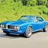 Firebird Car Blue Diamond Painting