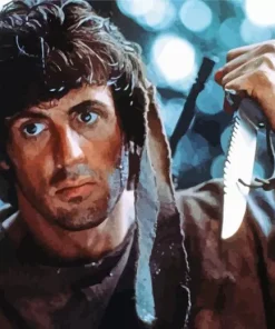 First Blood Movie Art Diamond Painting