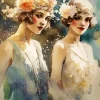 Flapper Lady Diamond Painting