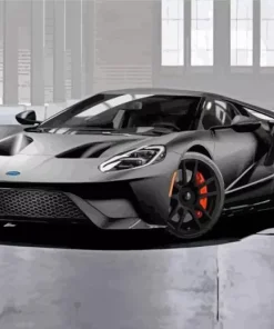 Flat Black Car Diamond Painting