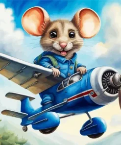 Flight Mouse Art Diamond Painting