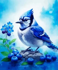 Florida Blue Jay Diamond Painting