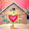 Folk Art Barn Diamond Painting