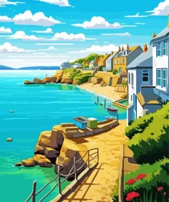 Fontvieille Harbour Art Diamond Painting