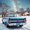 Ford Falcon Blue Diamond Painting
