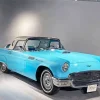 Ford Thunderbird Light Blue Art Diamond Painting