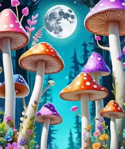 Forest Trippy Diamond Painting