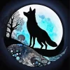 Fox Silhouette Art Diamond Painting