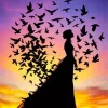 Freedom Silhouette Art Diamond Painting