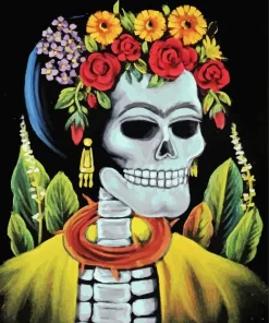 Frida Kahlo Skeleton Diamond Painting