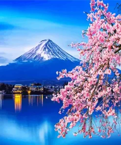 Fuji Cherry Art Diamond Painting