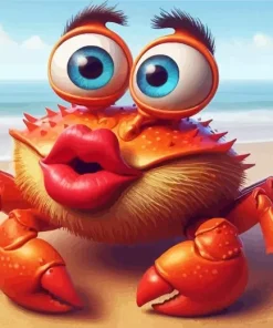 Funny Crab Diamond Painting