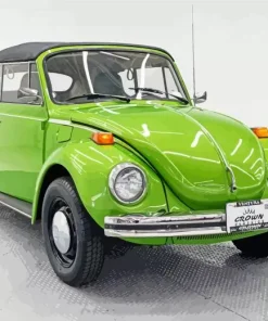 Green Bug Car Diamond Painting