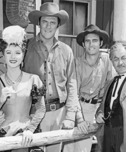 Gunsmoke Characters Diamond Painting