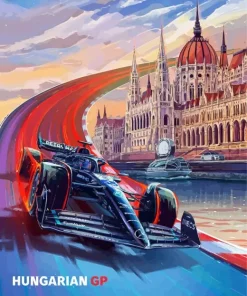 Hungary Poster Diamond Painting