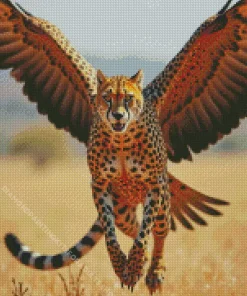Hybrid Cheetah Diamond Painting