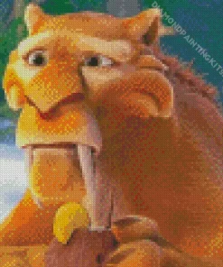 Ice Age Tiger Diego Diamond Painting