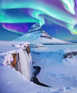 Iceland Kirkjufell Mountain Diamond Painting