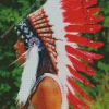 Indian Headdress Art Diamond Painting