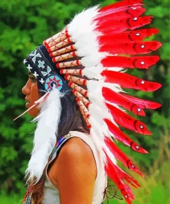 Indian Headdress Art Diamond Painting